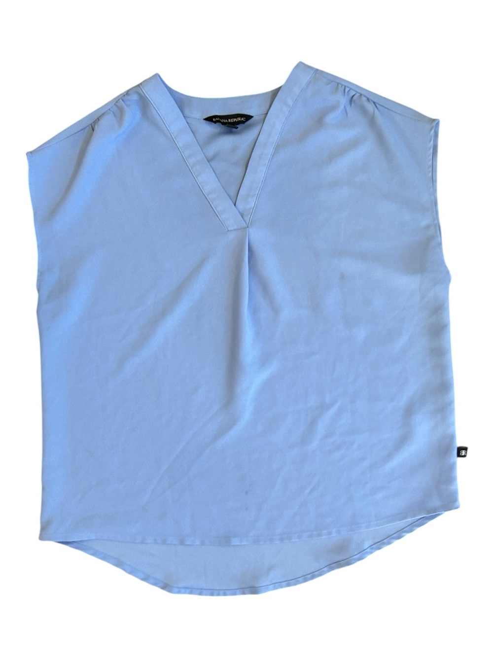 Banana Republic Blue/Lavender V-Neck Blouse